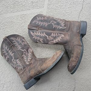 Ariat Womens Western Stockman Brown Western Cowboy Boots